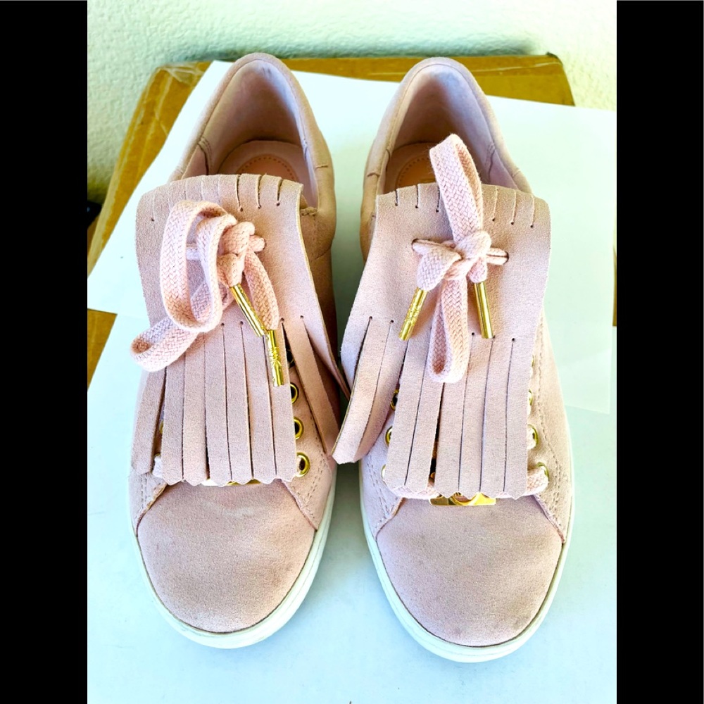 Michael kors pink suede sneakers trainers size 6.5